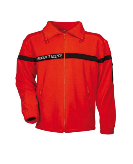 Blouson polaire SSIAP rouge